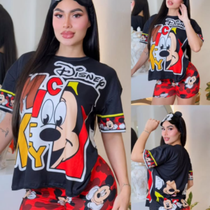 Mickey Short camisa oversize